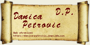 Danica Petrović vizit kartica